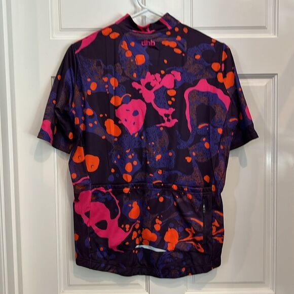 dhb Blok GLOW cycling jersey for women (short sleeves) size 14 - Picture 2 of 7
